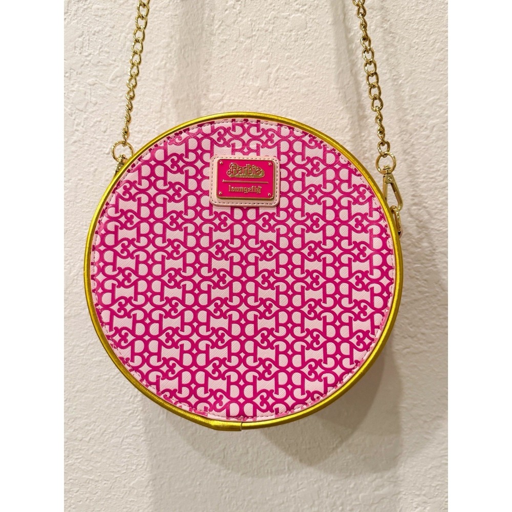 Loungefly Barbie Logo Crossbody Bag & Wallet Set LE Pink Flamingo Barbiecore - Picture 10 of 12